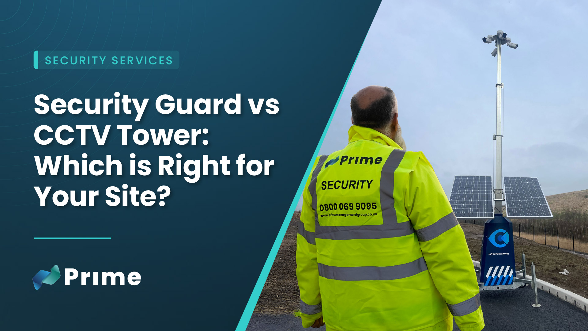 a comparison of security guards and cctv towers